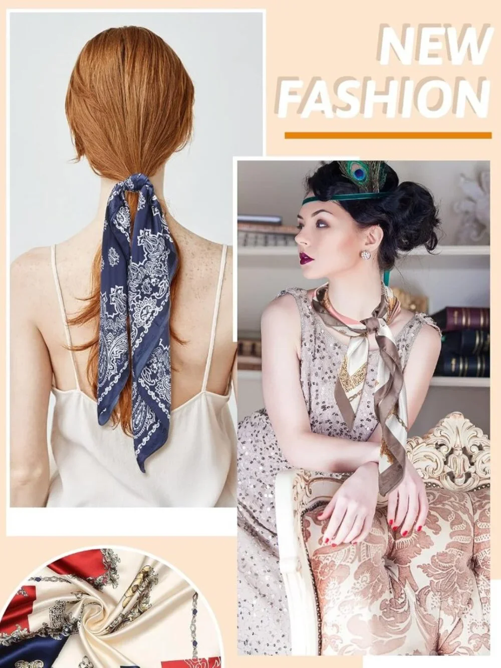 16 Pcs Large Satin Head Scarves for Women - Silk-Like Hair Wraps & Travel Gifts